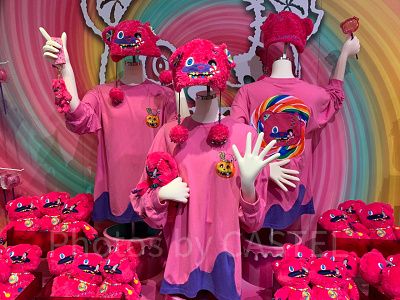 ハミクマキャンディ長袖Tシャツ