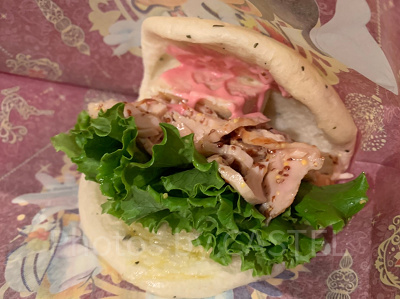 ボリューミーなサンド