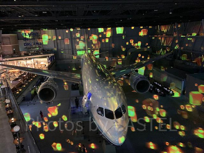 見どころ①:Fly with 787 Dreamlinerの様子