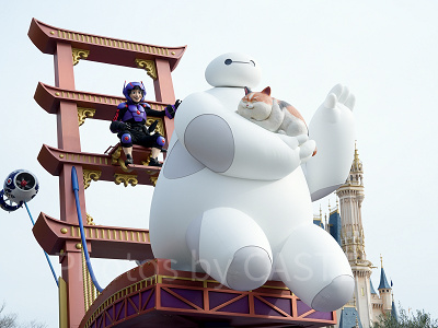 ヒロ、ベイマックス、モチ