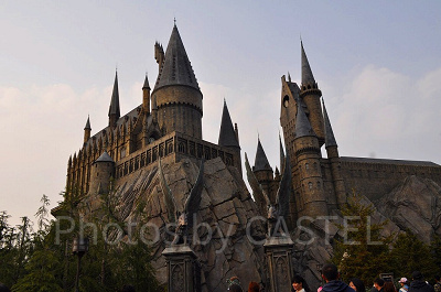 夕暮れのホグワーツ城／USJ