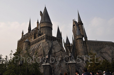 夕暮れのホグワーツ城/USJ