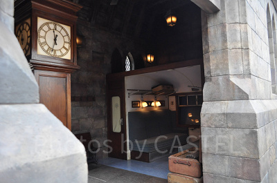 ハリーポッターエリアのホグワーツ特急のフォト・オポチュニティ