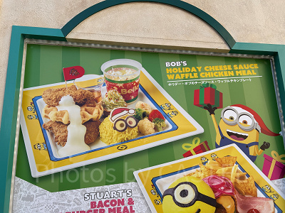 ホリデー・ボブのチーズソース・ワッフルチキンプレート