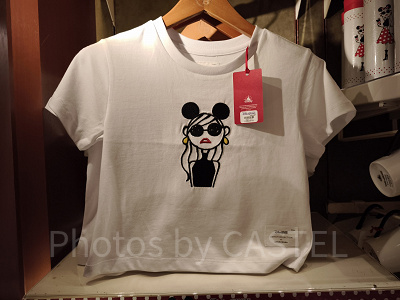 香港ディズニー20周年DAICHI MIURAコラボグッズ:クロップドTシャツ