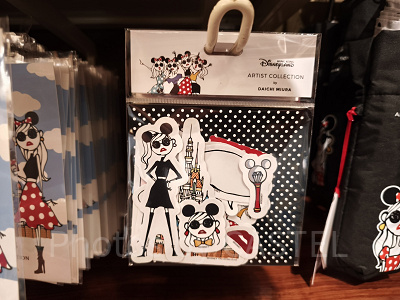 香港ディズニー20周年DAICHI MIURAコラボグッズ:ステッカーセット