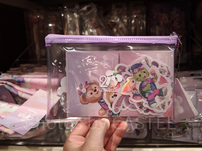 香港ディズニー20周年「ダッフィー&フレンズ・グランドセレブレーショステッカーセットングッズ」: