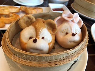 香港ディズニーダッフィー飲茶