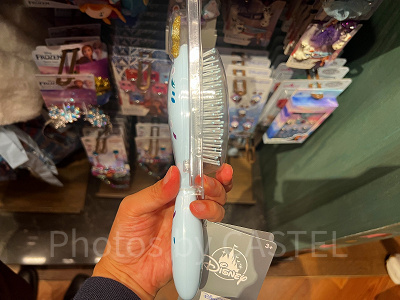 香港ディズニーアナ雪グッズ:アレンデールデザインのくし