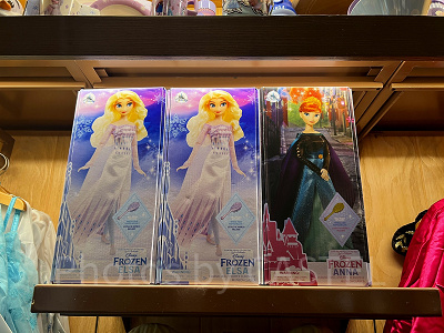 香港ディズニーアナ雪グッズ:クラシックドール(アナ/エルサ)
