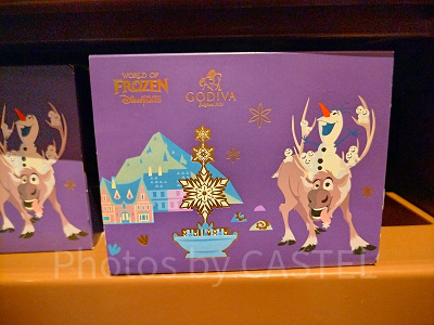 香港ディズニーアナ雪グッズ:【GODIVAコラボ】チョコレート詰め合わせ