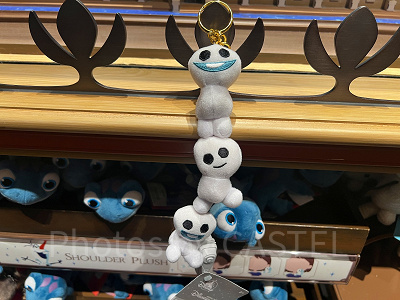 香港ディズニーアナ雪グッズ：スノーギース3体のリング付ぬいぐるみキーチェーン