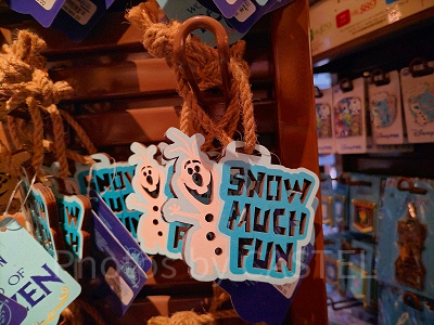 香港ディズニーアナ雪グッズ:木彫りの壁飾り(SNOW MUCH FUN)