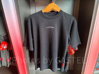 香港ディズニーマーベルグッズ：アイアンマンのTシャツ（黒）