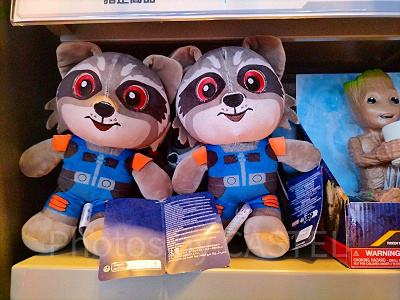 香港ディズニーマーベルグッズ：ロケットのぬいぐるみ