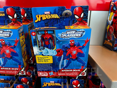 香港ディズニーマーベルグッズ：スパイダーマンの光るおもちゃ（スプラッシャー）