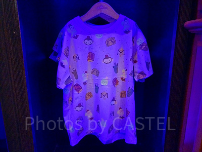 香港ディズニーミスティックマナーグッズ：ミスティックマナー総柄Tシャツ（白）