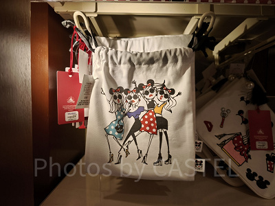 香港ディズニー20周年DAICHI MIURAコラボグッズ:きんちゃく袋