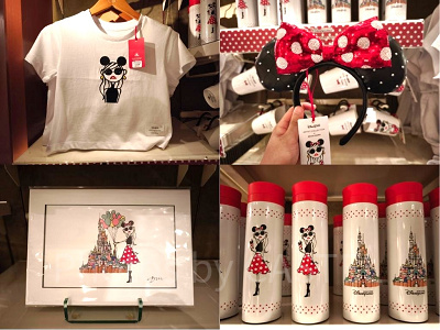 香港ディズニー　DAICHI MIURA コラボ　Naomi.Yさん専用 香港ディズニー20周年DAICHI MIURAコラボグッズ：ミラー