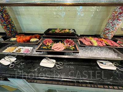 香港エンチャンテッドガーデンレストラン:ハム・サラミ