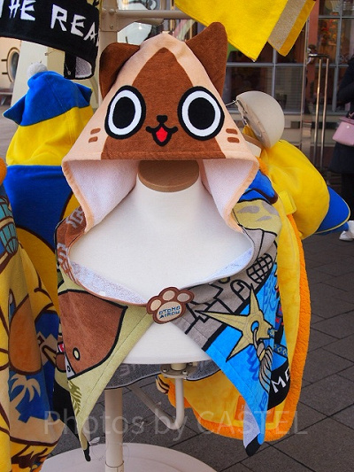 フード付きタオル