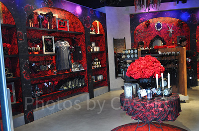 ホテルアルバートグッズのディスプレイ