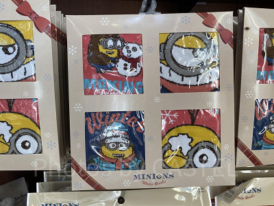 ミニオンのソックス(クリスマスBOX)/USJクリスマスグッズ2022