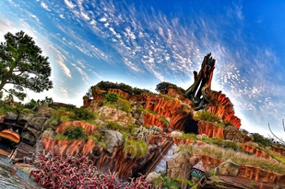 スプラッシュ・マウンテン前