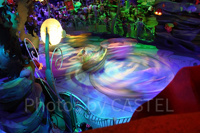 たくさんのゲストの笑い声が絶えないアトラクションです！