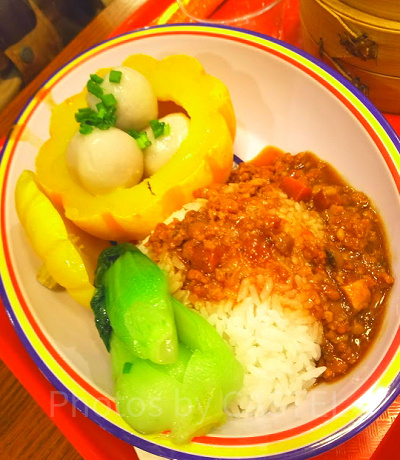 ワンプレートで見た目もかわいい。味も美味しかったです！
