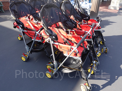 現地でベビーカーが借りられるのは便利ですよね