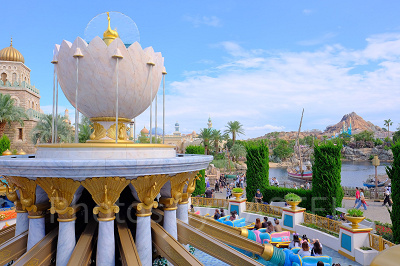 ジャスミンのフライングカーペット鑑賞席エリア