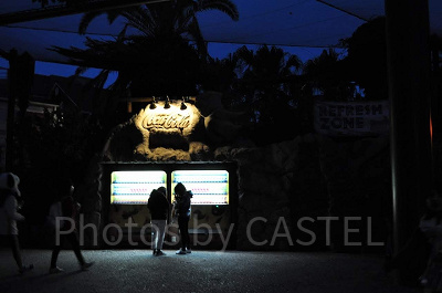 夜のジュラシックパークエリア／USJ