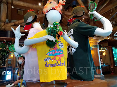 ジュラシックパークコミック風Tシャツ（キッズ）