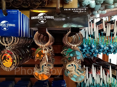 ジュラシックパーク恐竜ペアキーホルダー