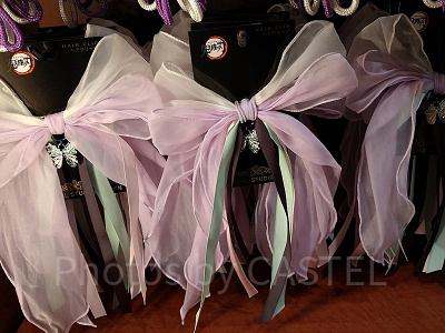 胡蝶しのぶのリボンヘアクリップ