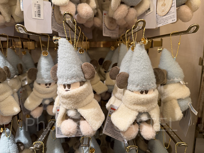 リルリンリンぬいぐるみバッジ（水色）