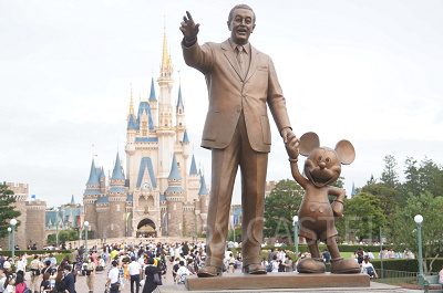 ディズニーカプセルトイの設置場所(ディズニーランド)