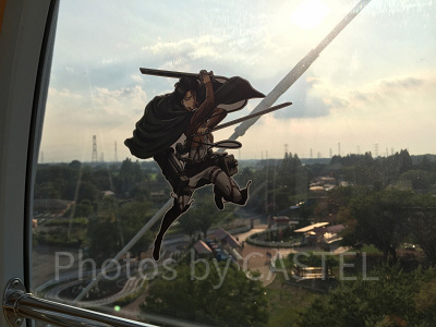 ゴンドラでどのキャラに会えるかはお楽しみ！（写真はリヴァイ）