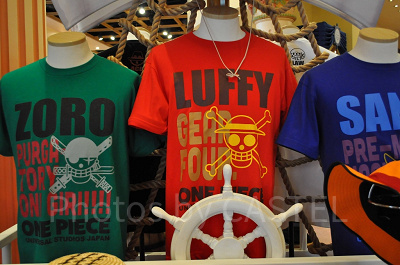 ルフィのロゴ入りTシャツ「ギアフォース」