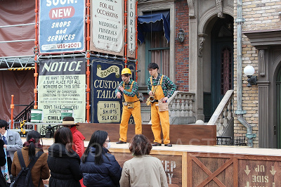 ルパン三世ザライブ／作業員はサックスを持って登場