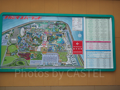 長島スパーランドのマップ