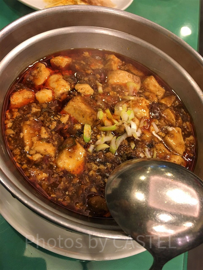 横浜中華街の麻婆豆腐