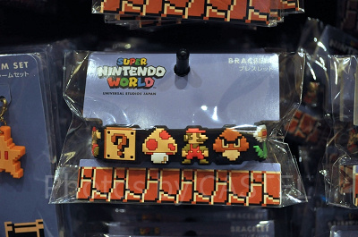 マリオキャラクターのラバーブレスレット