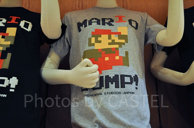マリオジャンプTシャツ（グレー）