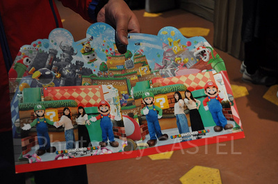 マリオ＆ルイージのフォト台紙サンプル