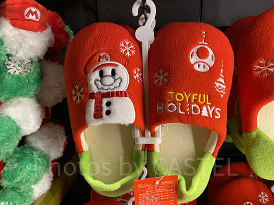 マリオのルームシューズ／USJクリスマスグッズ 2022