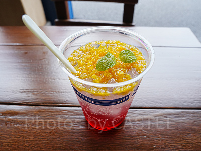 スパークリングカクテル(ピスコ&クランベリー)