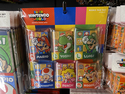 メモセット(マリオ全員集合)