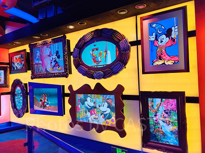 上海ディズニーランドのミッキーグリーティング:内装